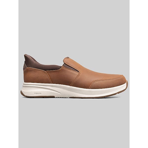 Nunn Bush Men's KORE Taz EZ Hands Free Moc Toe Slip-Ons Tan - Size: 11 D-Width