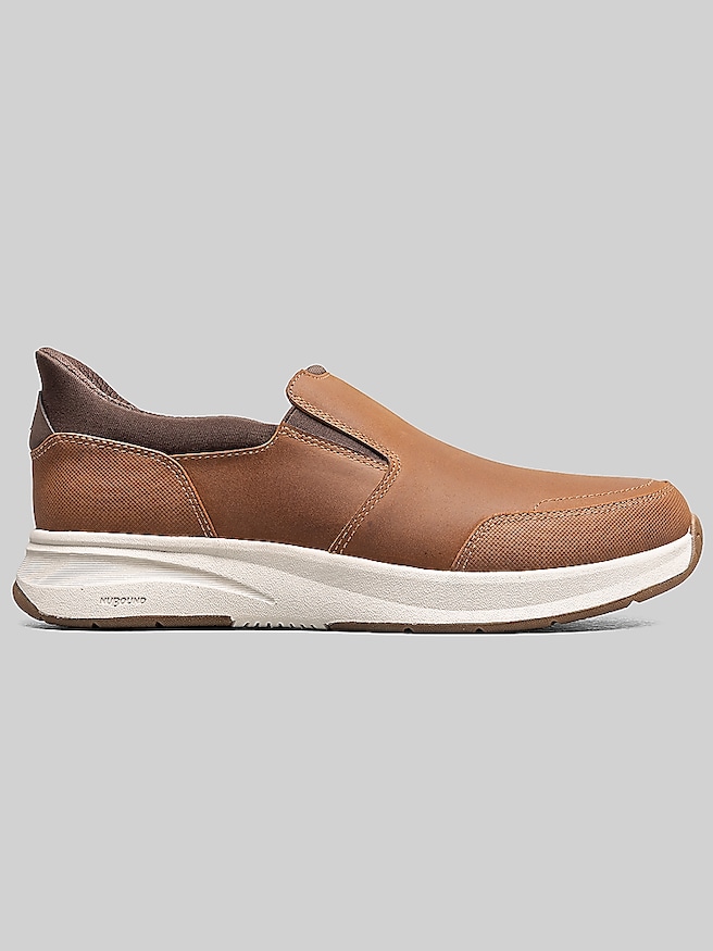 Nunn Bush KORE Taz EZ Hands Free Moc Toe Slip-Ons Tan