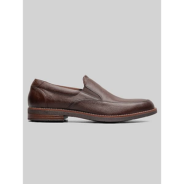 Nunn Bush Men's Fitz Flex Moc Toe Venetian Slip-Ons Brown - Size: 10 WIDE