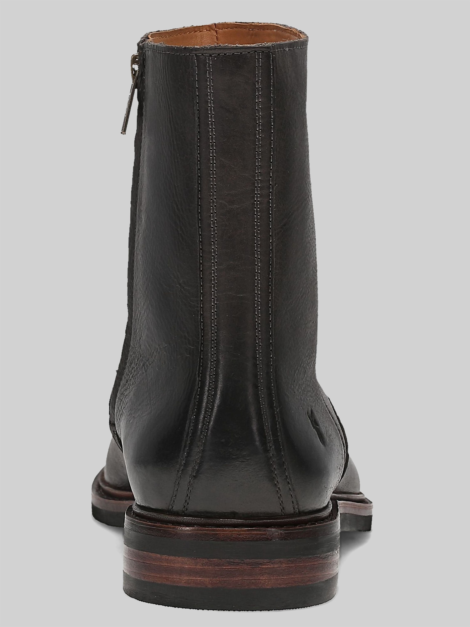 Paul Inside Zip Plain Toe Boots