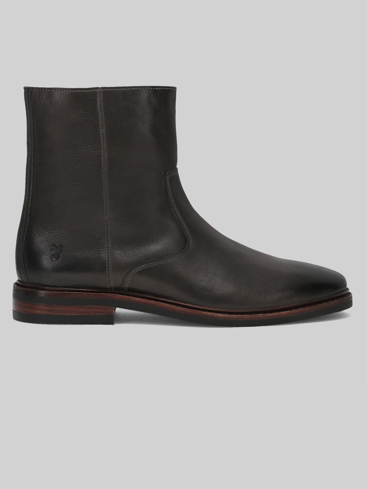 Paul Inside Zip Plain Toe Boots