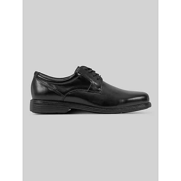 Rockport Men's Charles Road Plain Toe Oxfords Black - Size: 8 WIDE