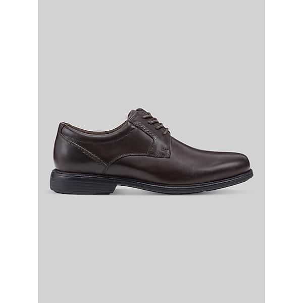 Rockport Men's Charles Road Plain Toe Oxfords Dark Brown - Size: 9.5 D-Width