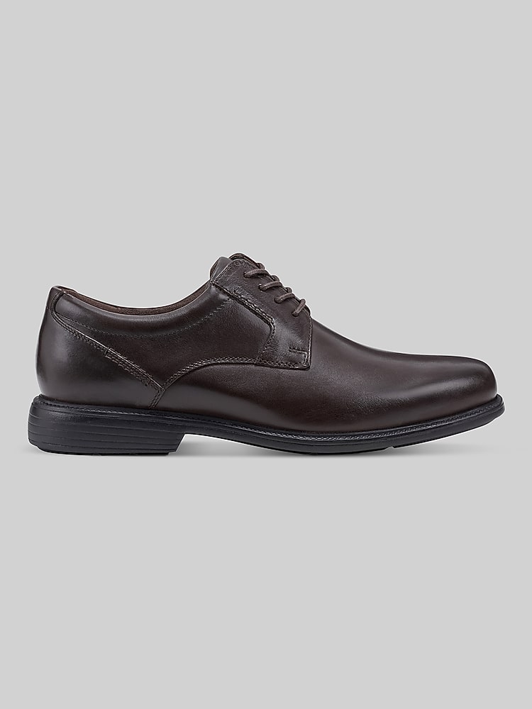 Rockport Men's Charles Road Plain Toe Dress Shoe - Dark Brown