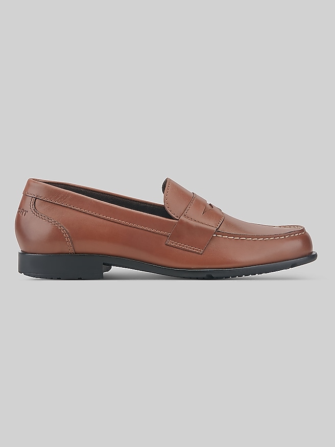 Rockport Classic Penny Loafers Cognac