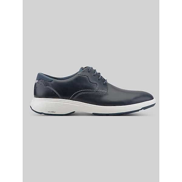 Rockport Men's Noah Plain Toe Oxfords Dark Blue - Size: 7.5 WIDE
