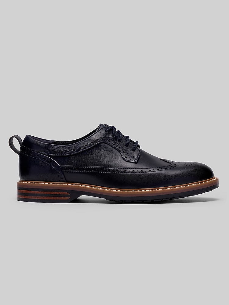 Clarks Aldwin2 Limit Oxford, Navy - Blue | Dress Shoes