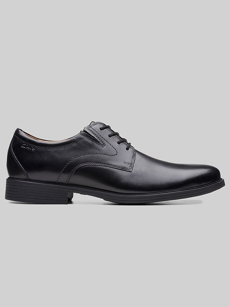 clarks black dress shoes Whiddon Plain Toe Oxford, | Textile lining for breathable comfort Clarks Men's Whiddon Leather Oxford