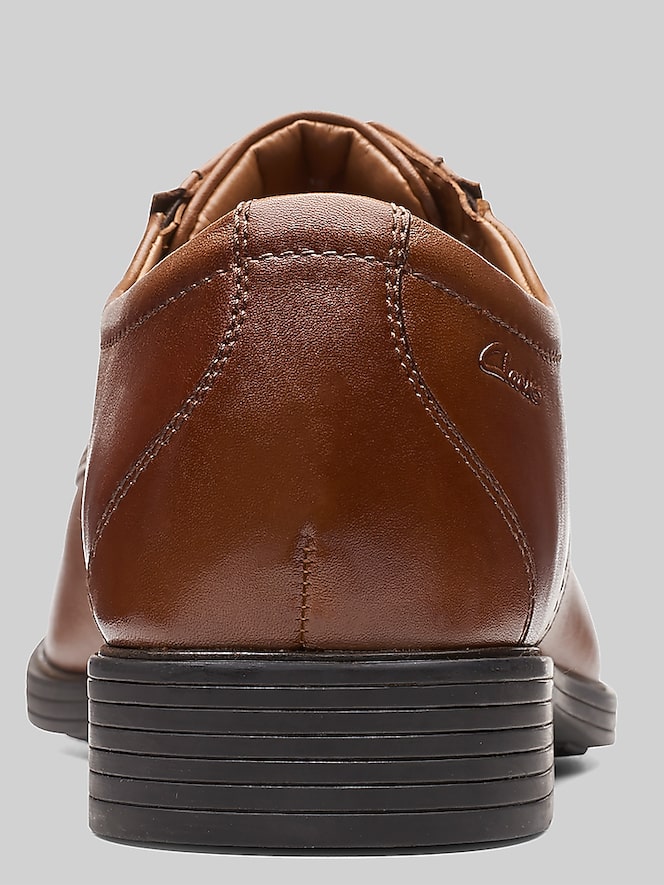 Clarks Whiddon Plain Toe Oxford, Dark Tan - Image 4 of 6