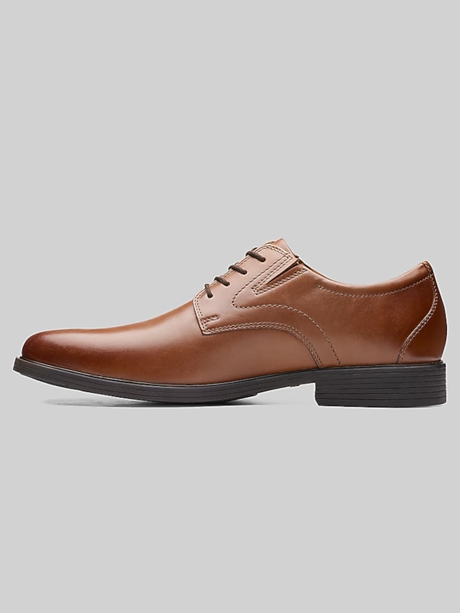 Clarks Whiddon Plain Toe Oxford, Dark Tan - Image 6 of 6