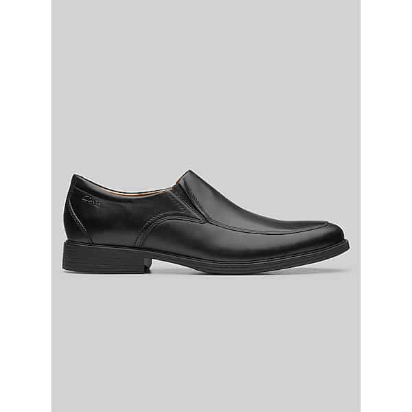 Clarks Men's Whiddon Step Bicycle Toe Slip On Black - Size: 11.5 D-Width