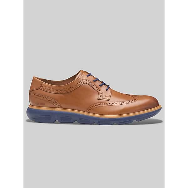 Johnston & Murphy Men's Larkin Wingtip Oxfords Tan - Size: 9 D-Width