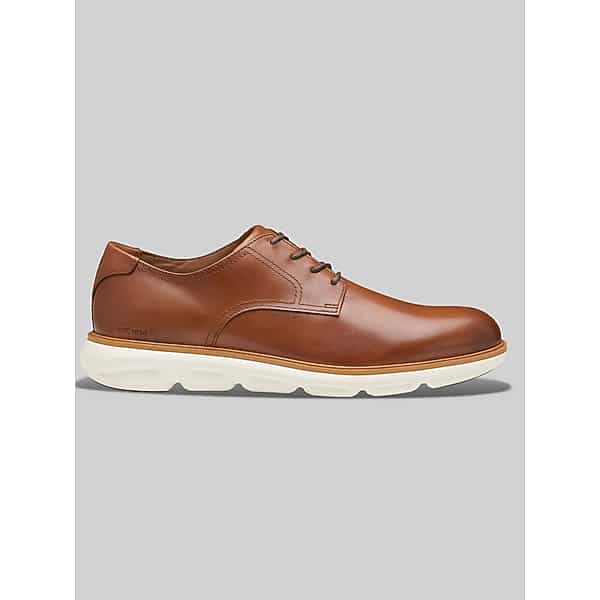 Johnston & Murphy Men's Larkin Plain Toe Oxfords Tan - Size: 13 D-Width