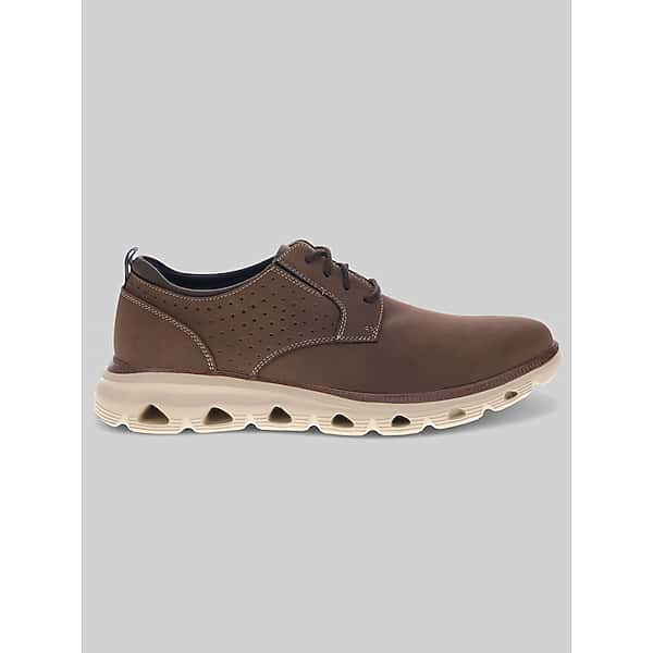 Dockers Men's Finley Plain Toe Hybrid Oxfords Dark Tan - Size: 11 D-Width