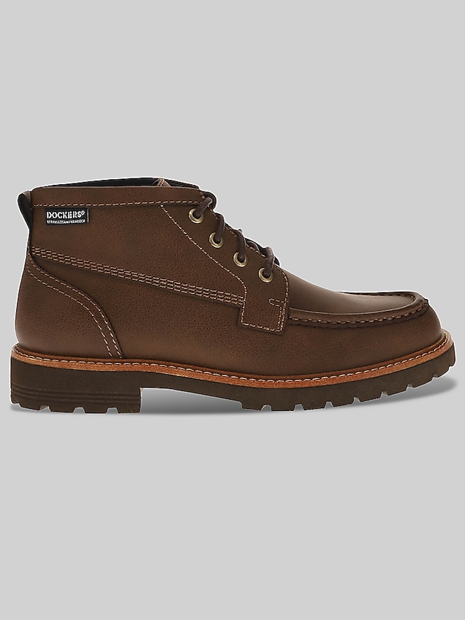 Dockers Weston Moc Toe Boots Chestnut