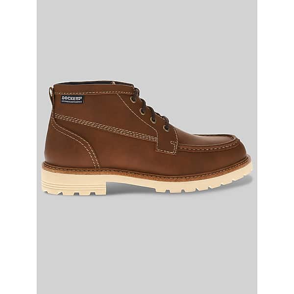 Dockers Men's Weston Moc Toe Boots Cognac - Size: 12 D-Width