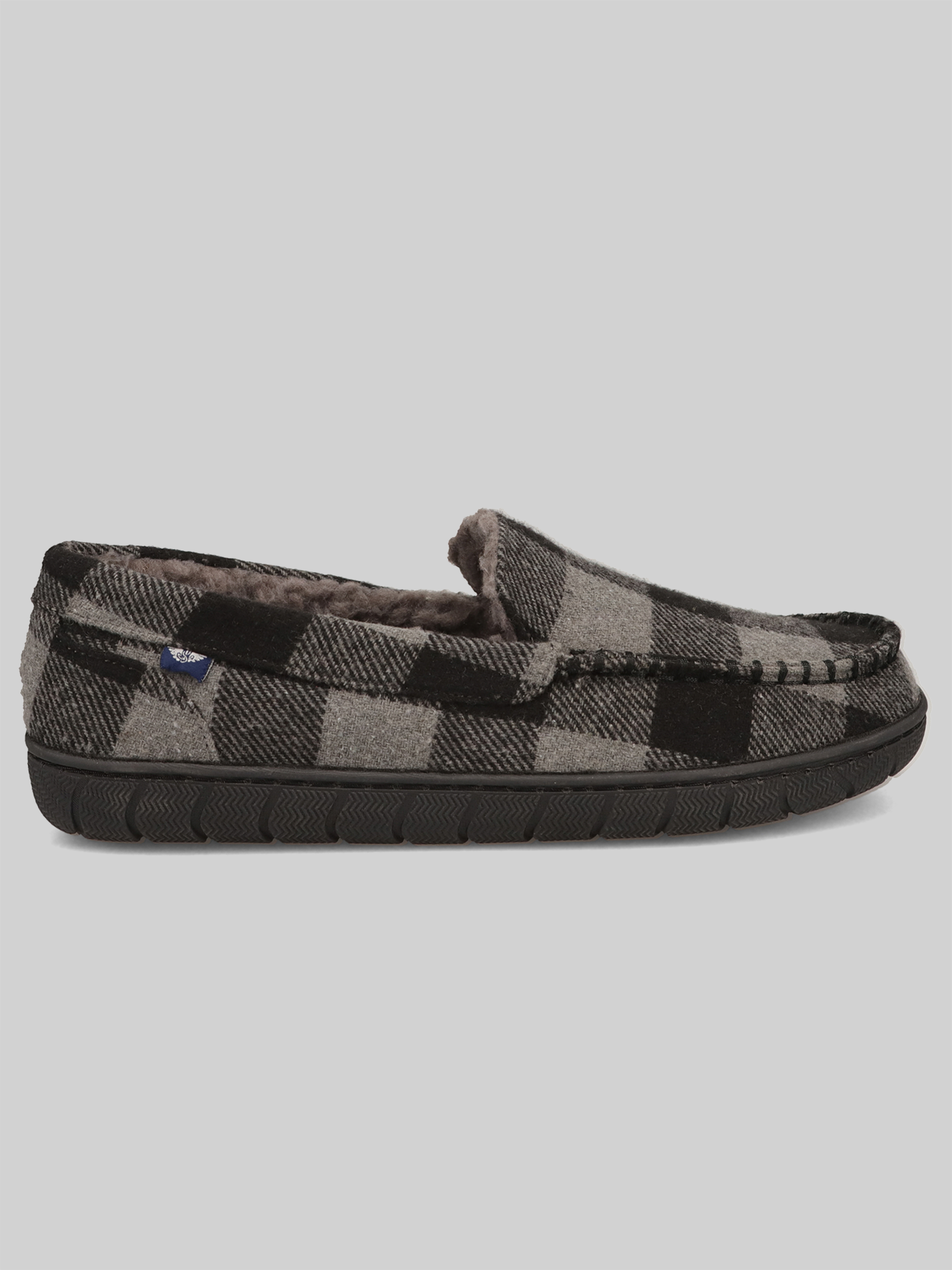 Hyde Moc Toe Plaid Slippers