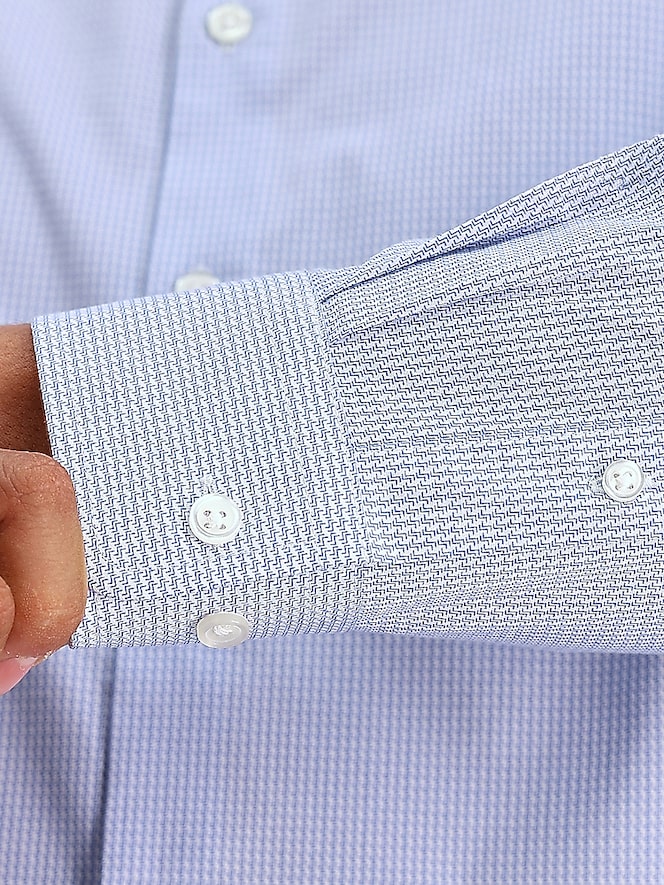 Haggar Classic Fit Check Dobby Big & Tall Dress Shirt