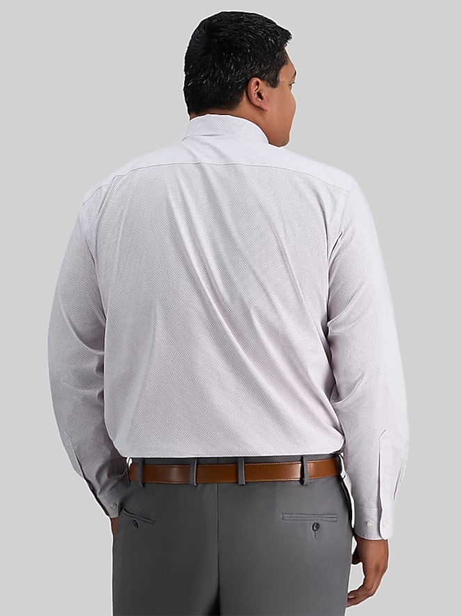 Haggar Classic Fit Geo Big & Tall Dress Shirt