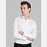 Calvin Klein Slim Fit Solid Supima Cotton Dress Shirt