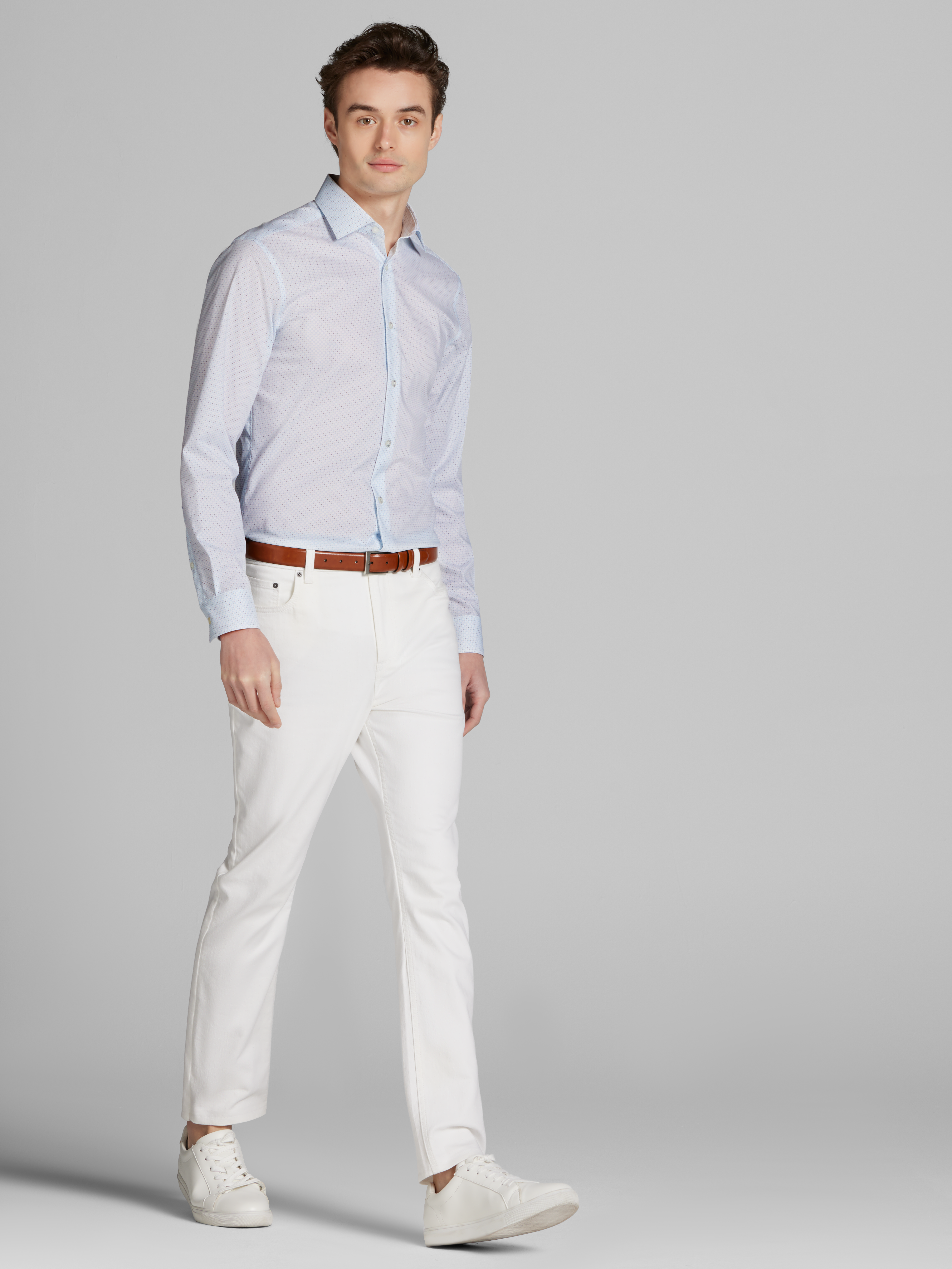 Slim Fit Supima Cotton Dress Shirt