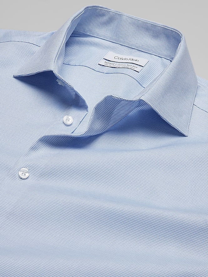 Calvin Klein Slim Fit Supima Cotton Stretch Dress Shirt