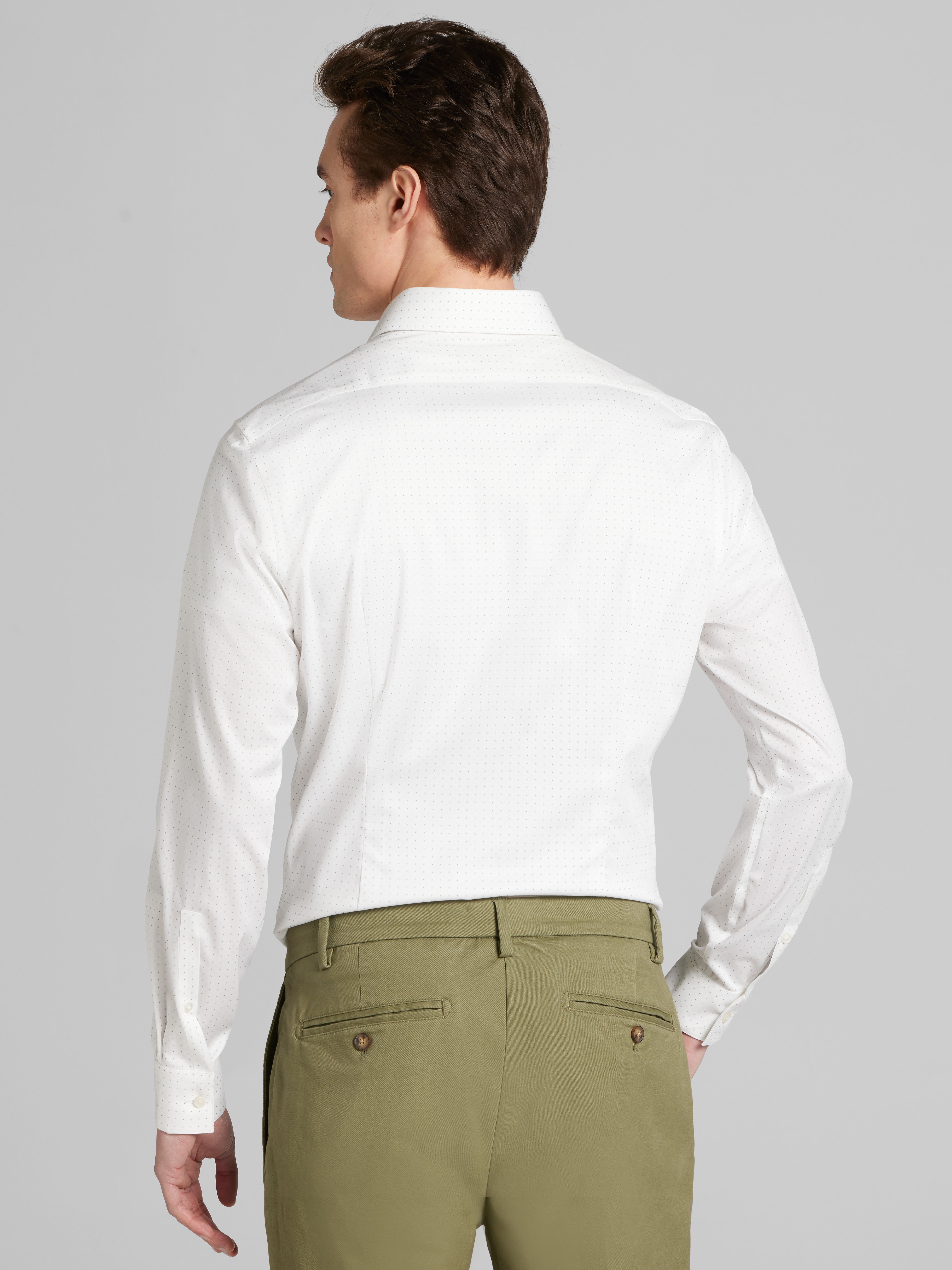 Slim Fit Supima Cotton Stretch Dress Shirt