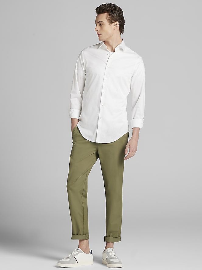Calvin Klein Slim Fit Supima Cotton Stretch Dress Shirt