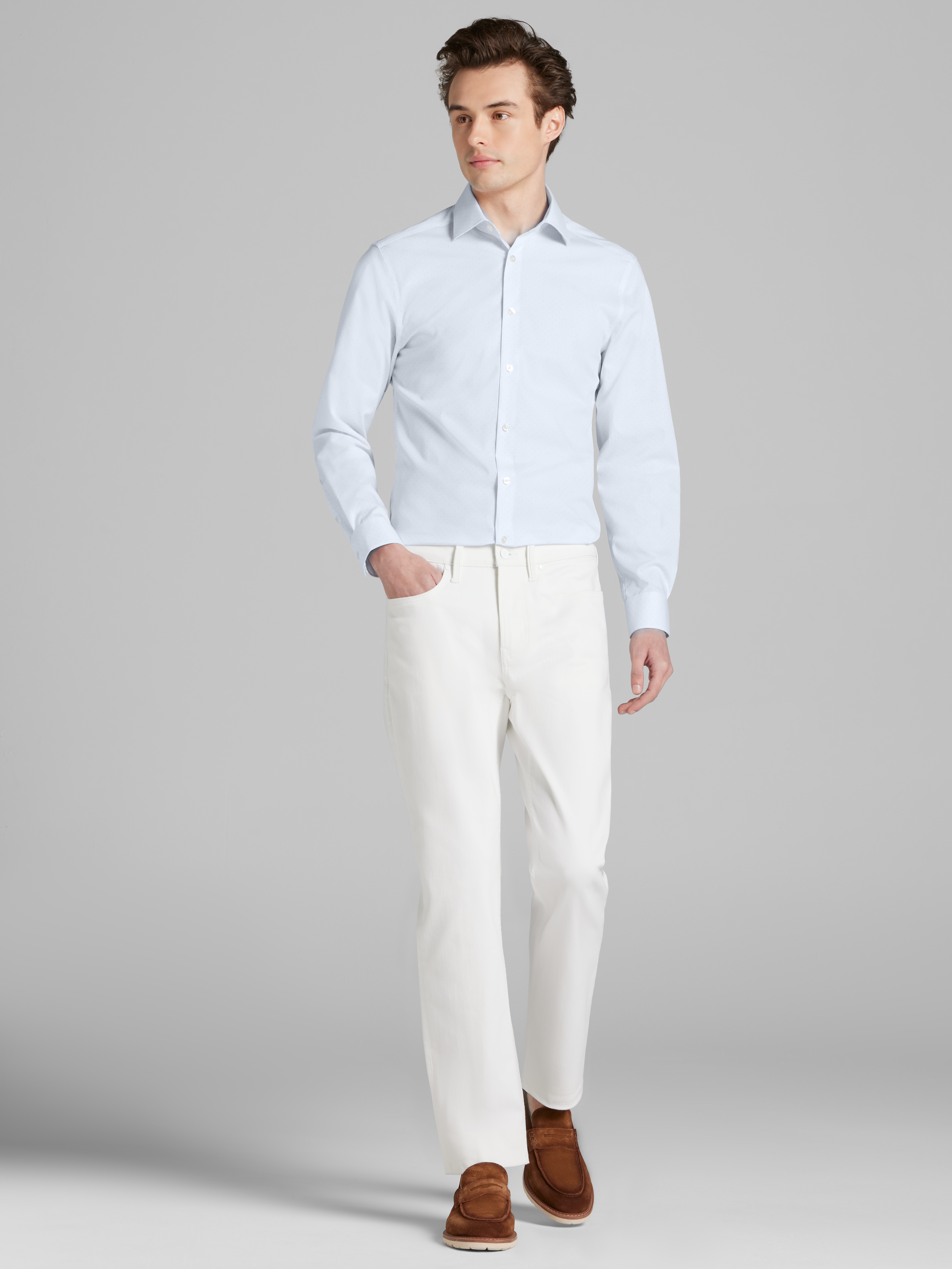 Slim Fit Supima Cotton Dress Shirt