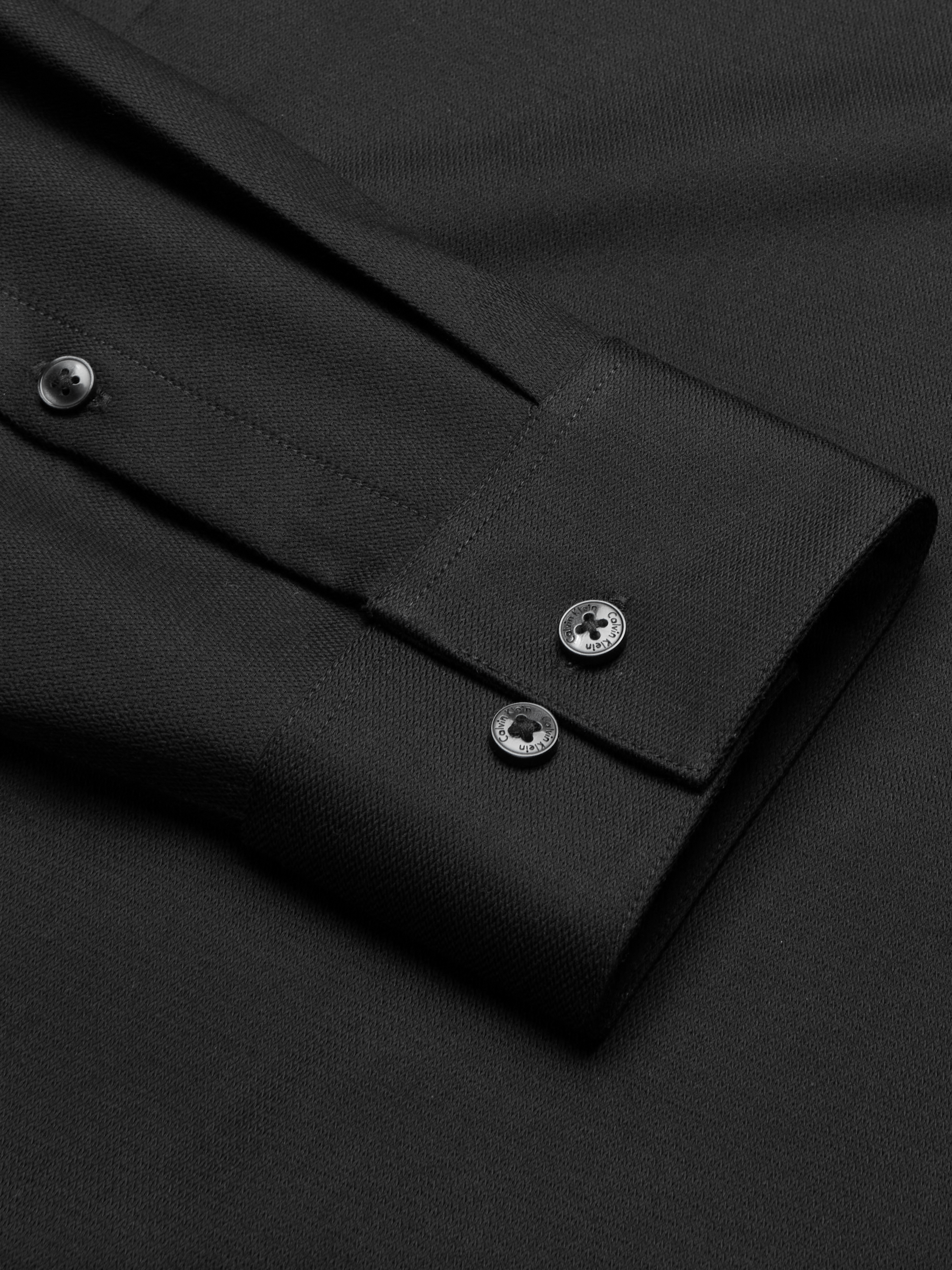 Slim Fit Solid Supima Cotton Dress Shirt