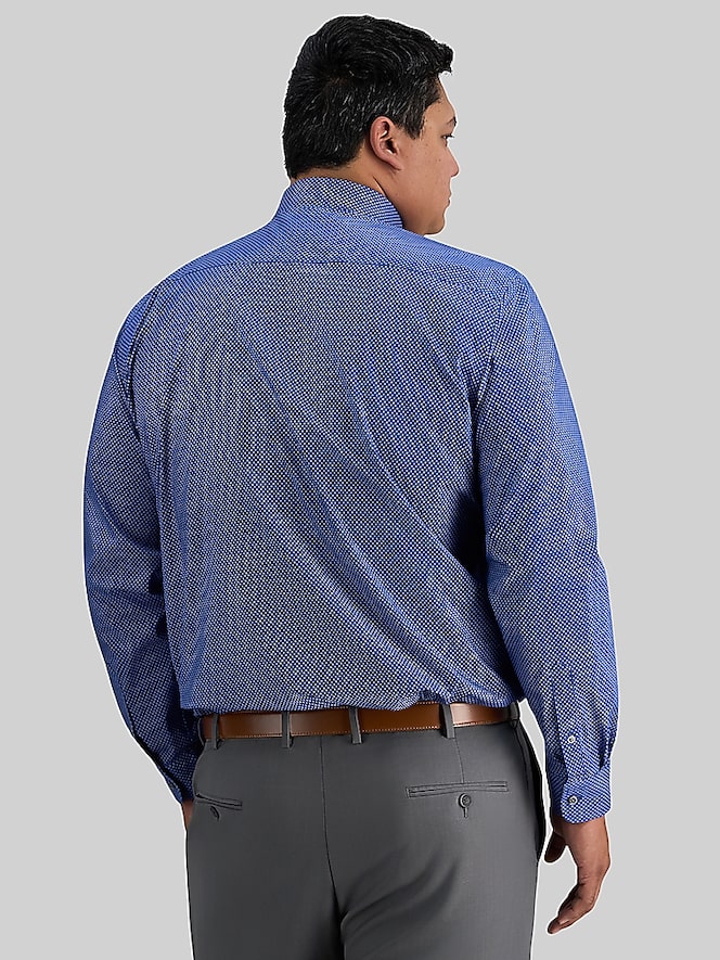 Haggar Classic Fit Mini Dot Dress Shirt