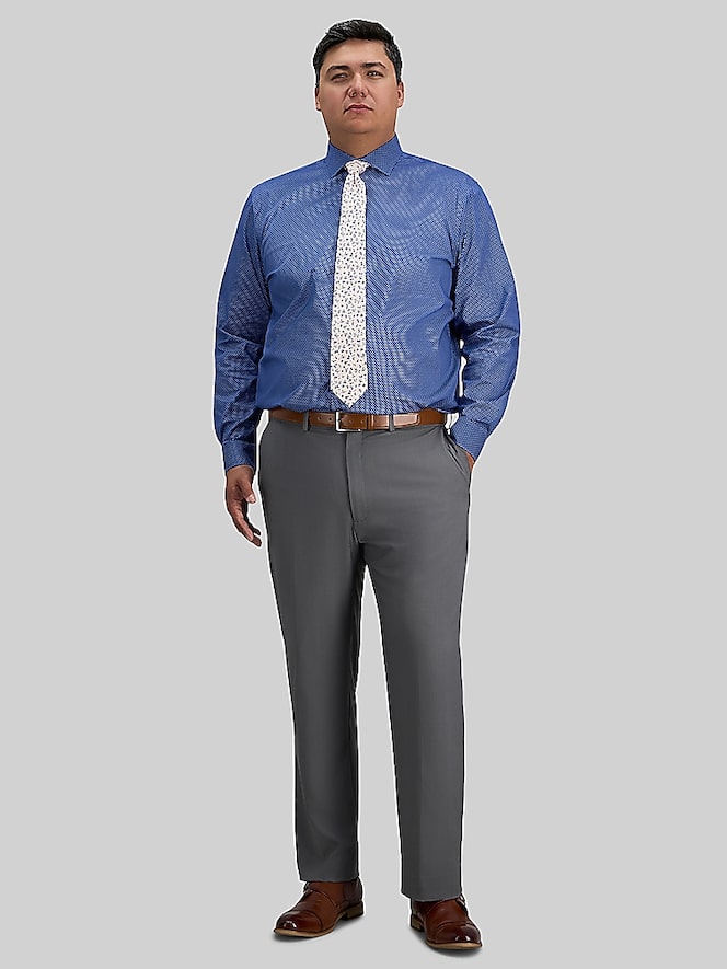 Haggar Classic Fit Mini Dot Dress Shirt