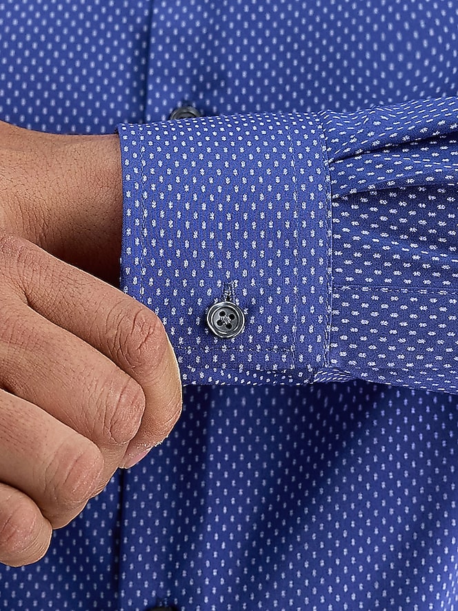 Haggar Classic Fit Mini Dot Dress Shirt