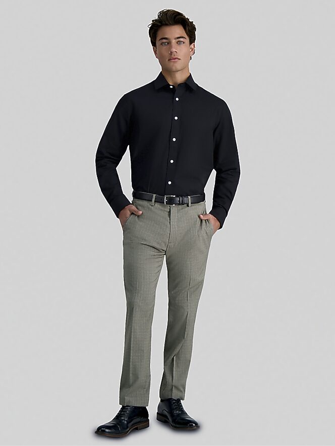 Haggar Premium Comfort Classic Fit Solid Color Dress Shirt