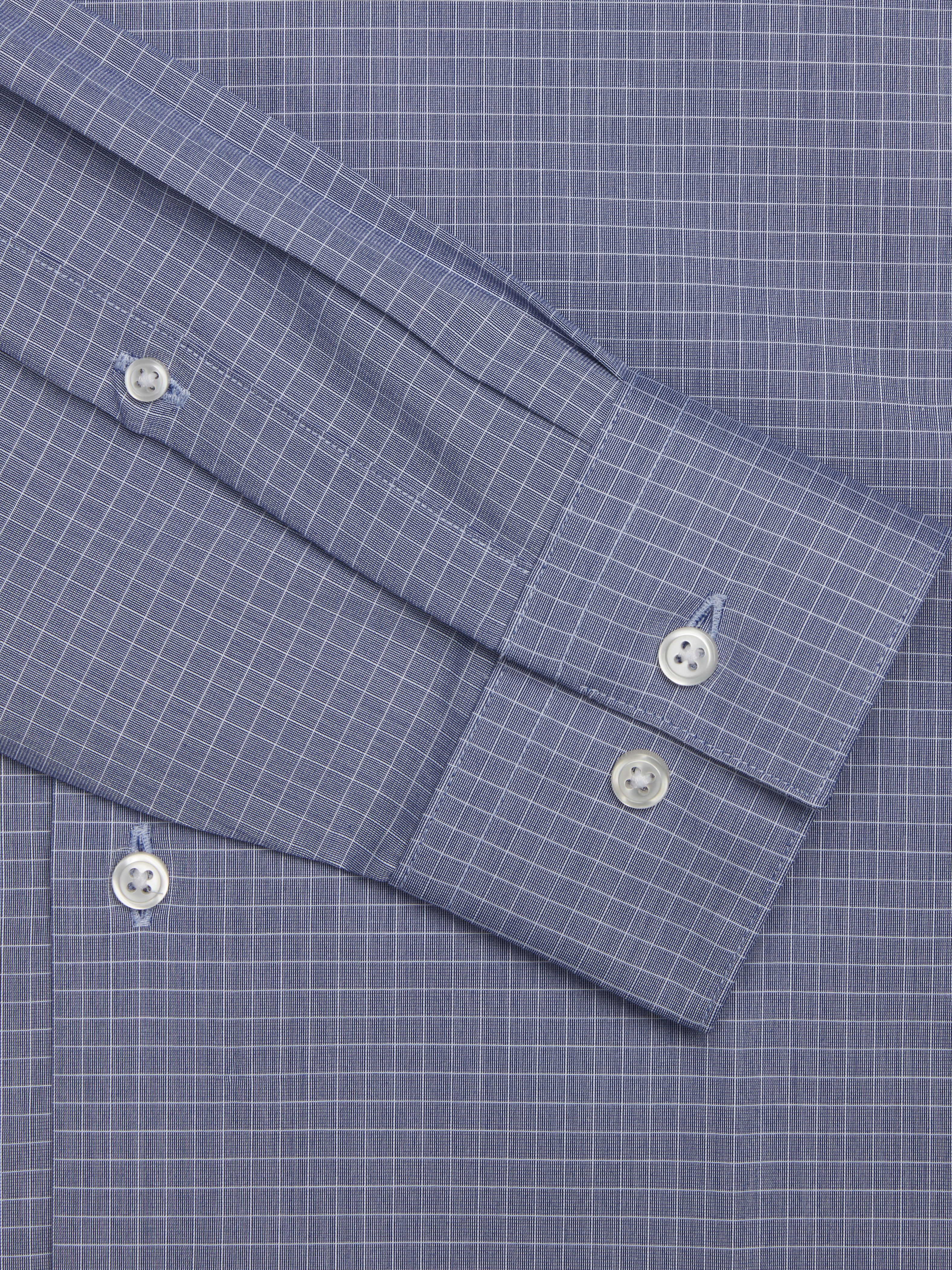 Slim Fit Ultra Performance Stretch Grid Dress Shirt