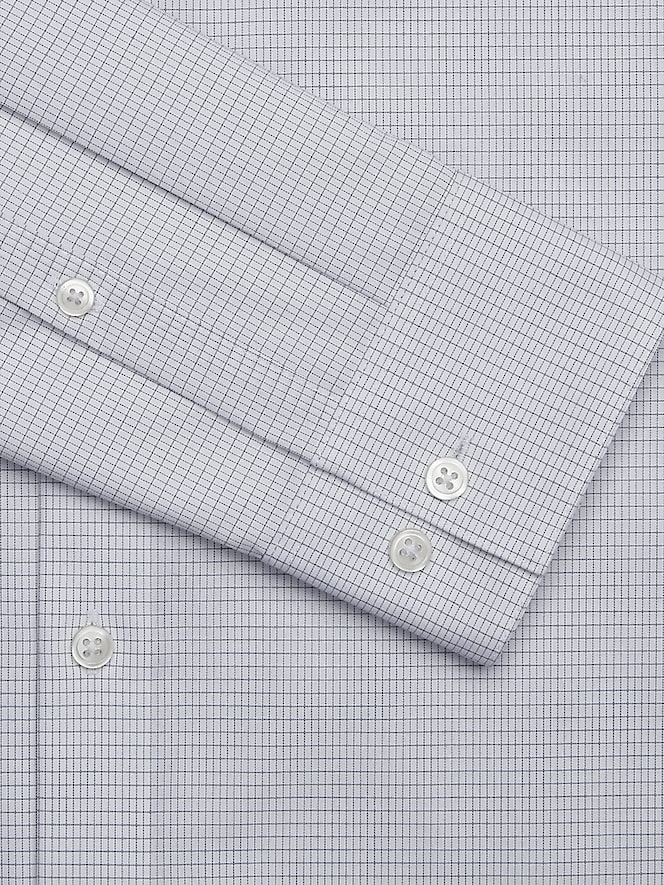 Calvin Klein Slim Fit Spread Collar Plaid Dress Shirt