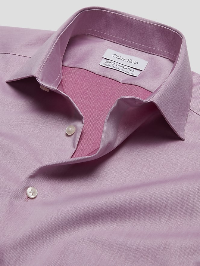 Calvin Klein Slim Fit Wrinkle-Resistant Dress Shirt