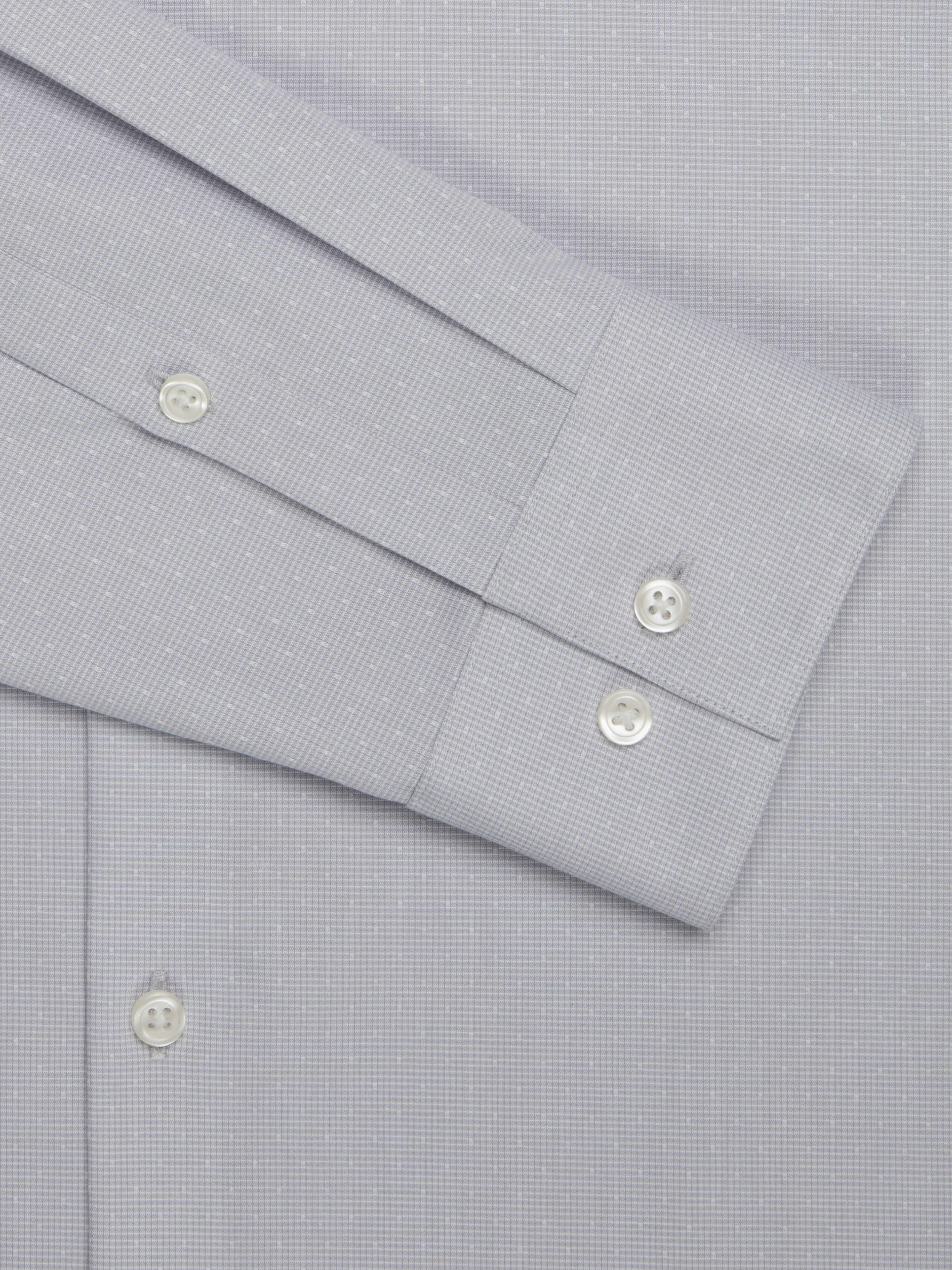 Slim Fit Mini Print Dress Shirt