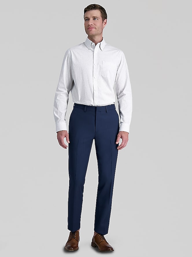 Haggar Premium Comfort Classic Fit Check Dress Shirt