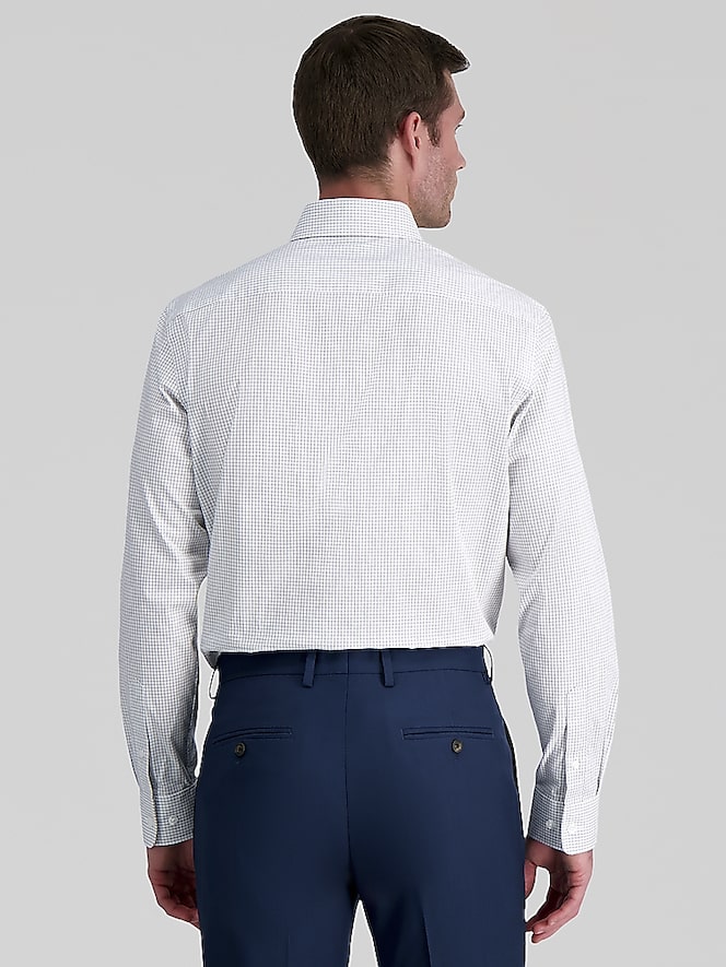 Haggar Premium Comfort Classic Fit Check Dress Shirt