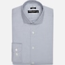 Pronto Uomo Modern Fit Cotton Micro Grid Spread Collar Dress Shirt