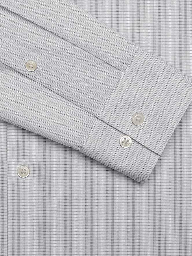 Calvin Klein Slim Fit Wrinkle-Resistant Stripe Dress Shirt