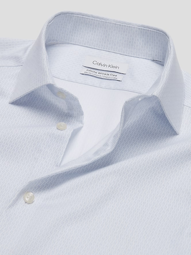 Calvin Klein Slim Fit Wrinkle-Resistant Dress Shirt