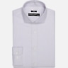 Pronto Uomo Slim Fit Herringbone Spread Collar Dress Shirt