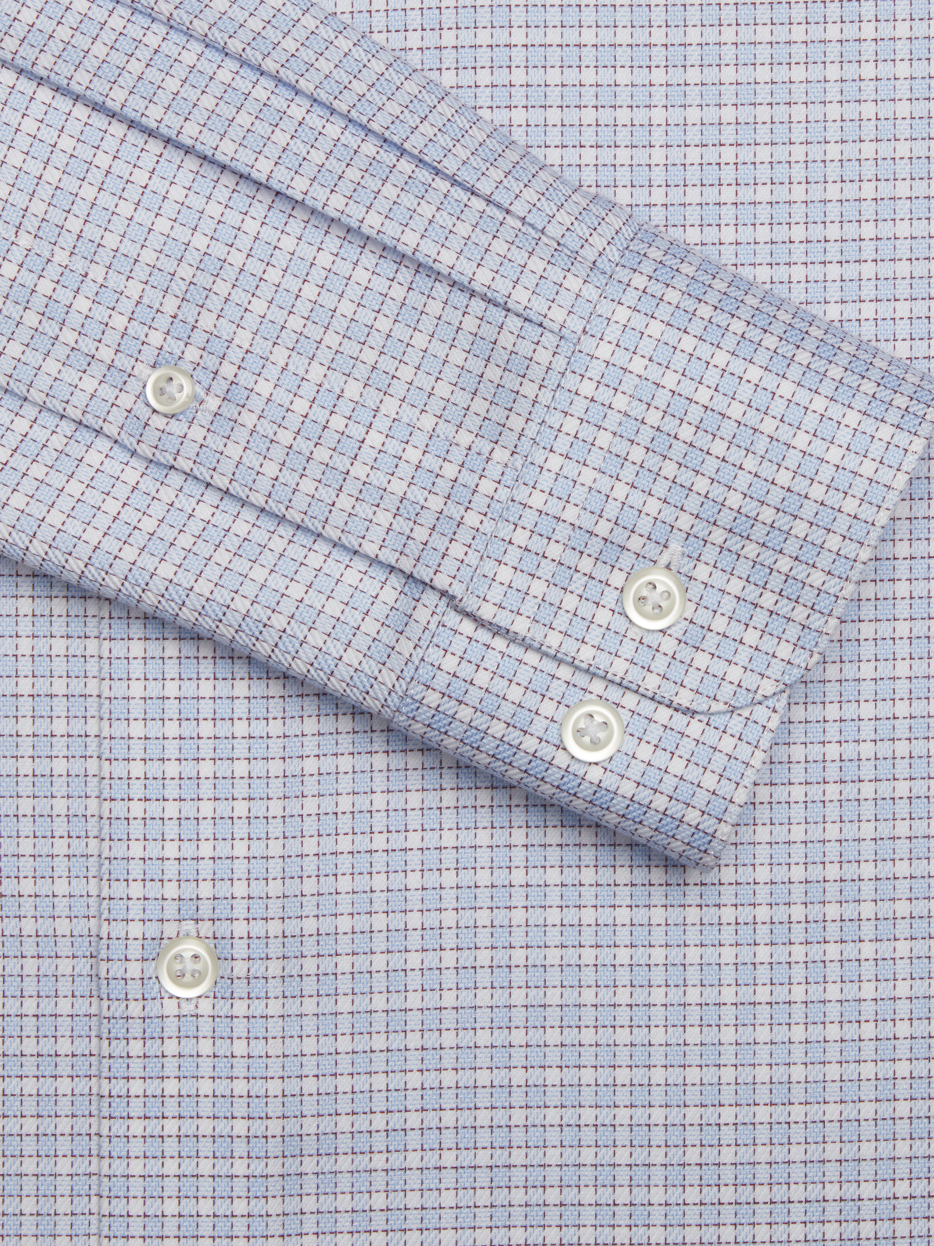 Slim Fit Spread Collar Dress Shirt
