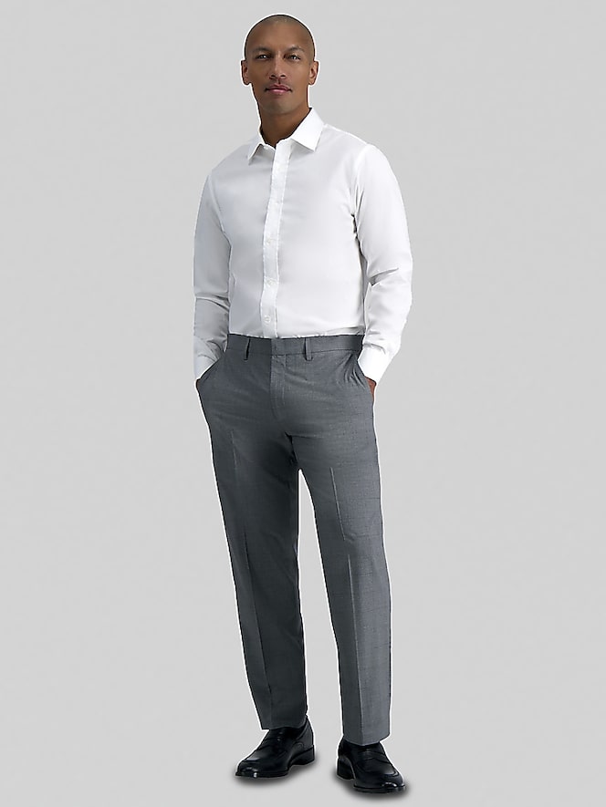 Haggar Premium Comfort Slim Fit Solid Color Dress Shirt