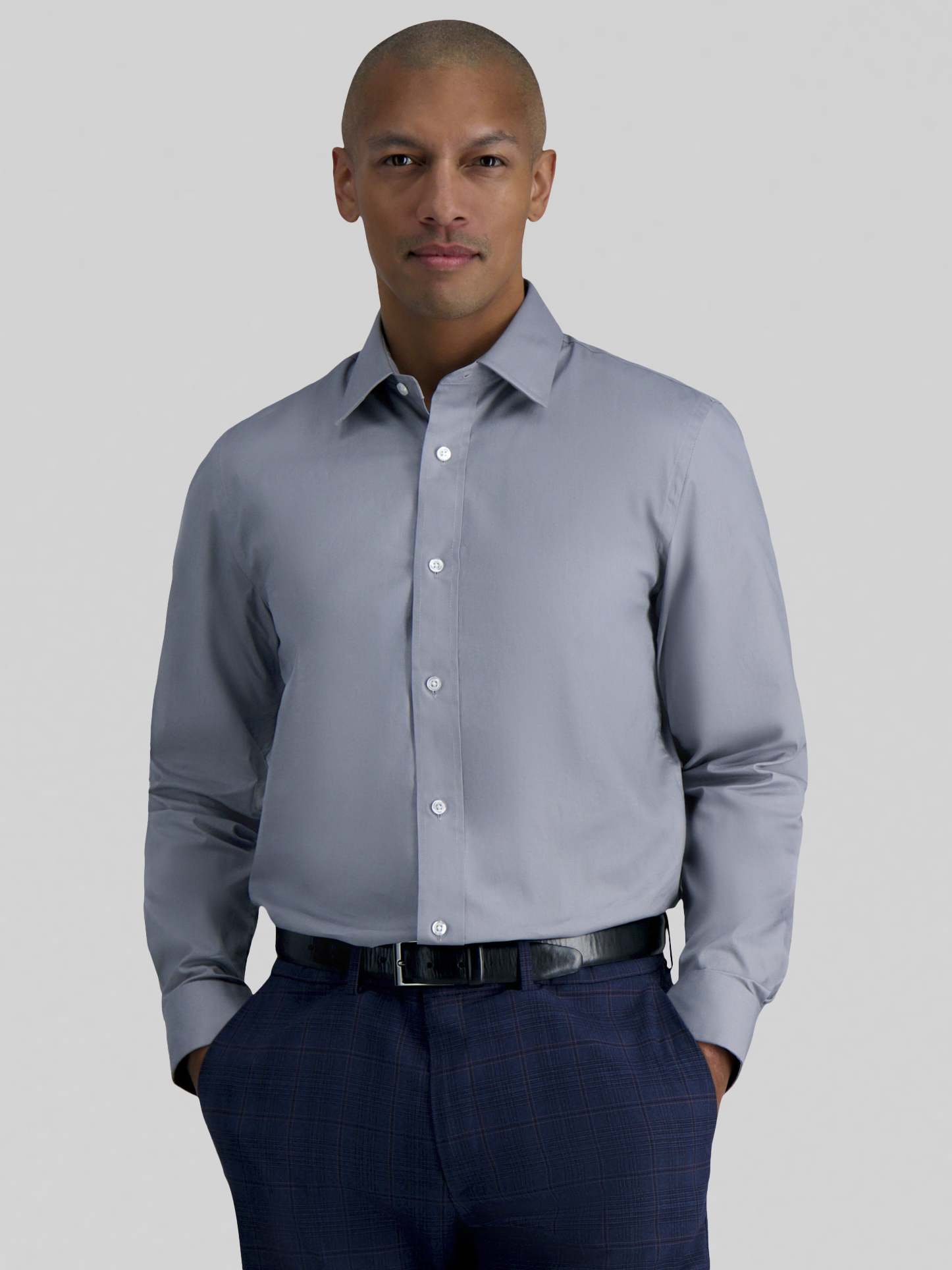 Premium Comfort Slim Fit Solid Color Dress Shirt