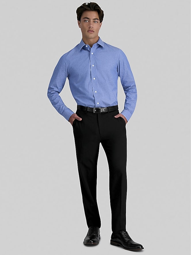 Haggar Premium Comfort Slim Fit Dobby Dress Shirt