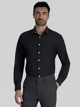black dress shirt for interview Office Style 101: What to Wear to an Interview  Black Lapel