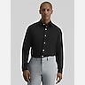 Haggar Smart Wash Slim Fit Solid Color Dress Shirt